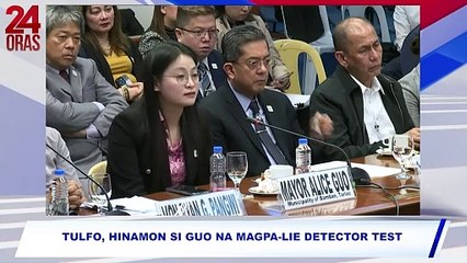 Tulfo, hinamon si Guo na magpa-lie detector test