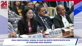 Risa Hontiveros, ginisa si Guo sa birth certificate niya at kanyang mga kapatid