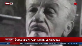 Üstad Necip Fazıl'ı rahmetle anıyoruz