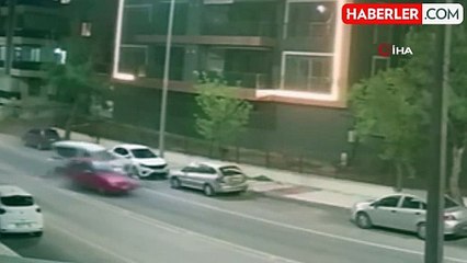 Isparta'da 3 araçlık zincirleme kaza kamerada: 1 ölü, 6 yaralı
