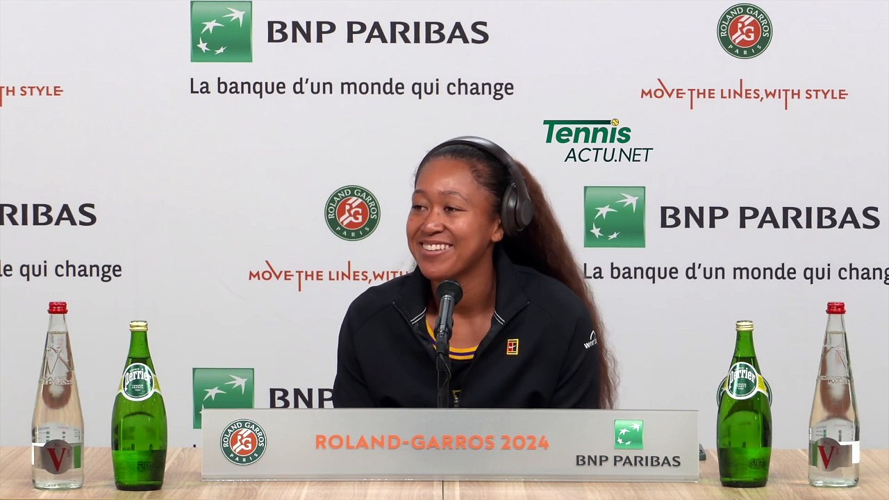 Tennis - Roland-Garros 2024 - Naomi Osaka : "I am learning a lot thanks to motherhood"