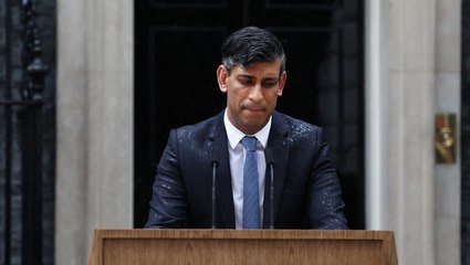 Sunak asked if he caught pneumonia after rainy general election speech