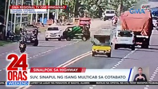 SUV, sinapul ng isang multicab sa Cotabato | 24 Oras Weekend