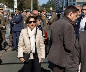 [VÍDEO] Margarita Robles es abucheada en el desfile del Día de las Fuerzas Armadas
