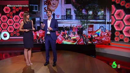 El Intermedio (P.2080) 11-11-2019 Así vivió la noche electoral Andrea Ropero la noche electoral en la sede del PSOE