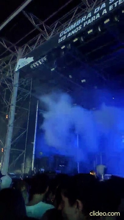 Piruka caiu do palco durante espetáculo na Queima das Fitas de Coimbra