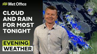 Met Office Evening Weather Forecast 25/05/24 – Rain pushing in from the southwest