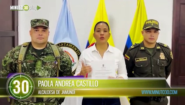 Decretan toque de queda y ley seca en Jamundí, Valle del Cauca