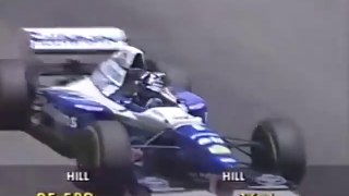 F1 – Damon Hill (Williams Renault V10) lap in qualifying – Australia 1995