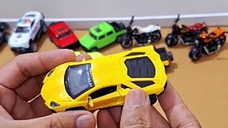 ASMR Relaxing Sounds of Metal Die-Cast Alloy Toy Cars