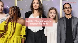 La fille d'Angelina Jolie change de nom
