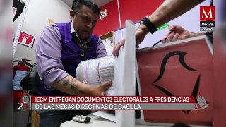 IECM entrega material electoral a presidencias de las mesas directivas de casilla en CdMx