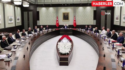 Milli Güvenlik Kurulu Toplantısı, Cumhurbaşkanı Recep Tayyip Erdoğan başkanlığında Beştepe'de başladı