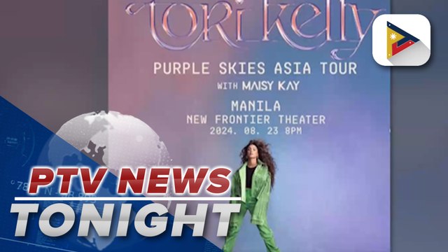 American singer Tori Kelly to hold ‘The Purple Skies’ concert in PH