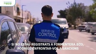Formentera presenta su herramienta para la circulación de vehículos en verano