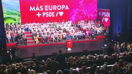 Sánchez pide apoyo al PSOE en Europa para que retroceda la "coalicion reacionaria" PP-Vox
