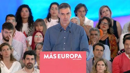 Sánchez: "No sé en qué equipo juega Feijóo, pero desde luego no juega en el de España"