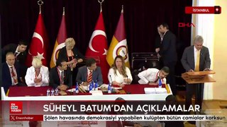 Süheyl Batum: Bu şölen havasında demokrasiyi yapabilen kulüpten bütün camialar korksun