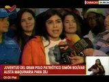 Caracas | Juventud del GPPSB reafirman su compromiso y apoyo a la Revolución Bolivariana