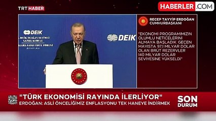 Erdoğan: "yılın İkinci Yarısından İtibaren Dezenflasyon Dönemine Gireceğiz"