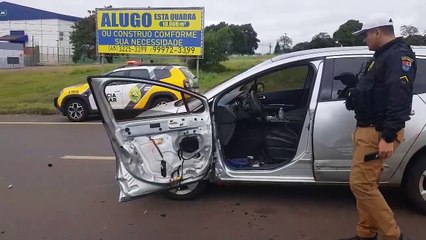 Homem é atropelado após briga de trânsito na Avenida Rocha Pombo