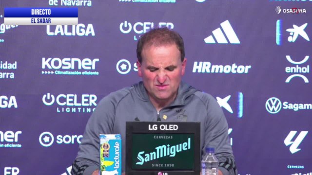 Rueda de prensa de despedida de Osasuna de Jagoba Arrasate