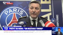 8 policiers blessés, un bus incendié, 4 bus endommagés: le préfet du Nord fait le point sur la rixe entre supporters de l'OL et du PSG