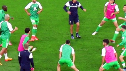 ¡Así calienta el Real Betis antes de su crucial último partido de la temporada ⚽