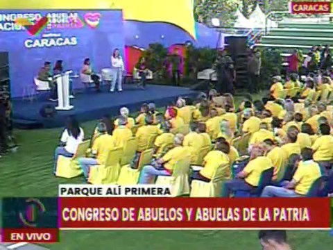 Inicia el Congreso de Abuelos y Abuelas de la Patria capítulo Caracas en el parque Alí Primera