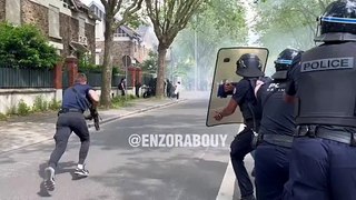 Violente interpellation de manifestants écologistes en Seine-Saint-Denis