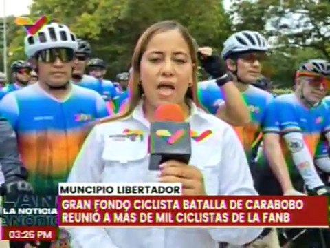 Más de mil ciclistas participaron en el Gran Fondo Ciclista Batalla de Carabobo