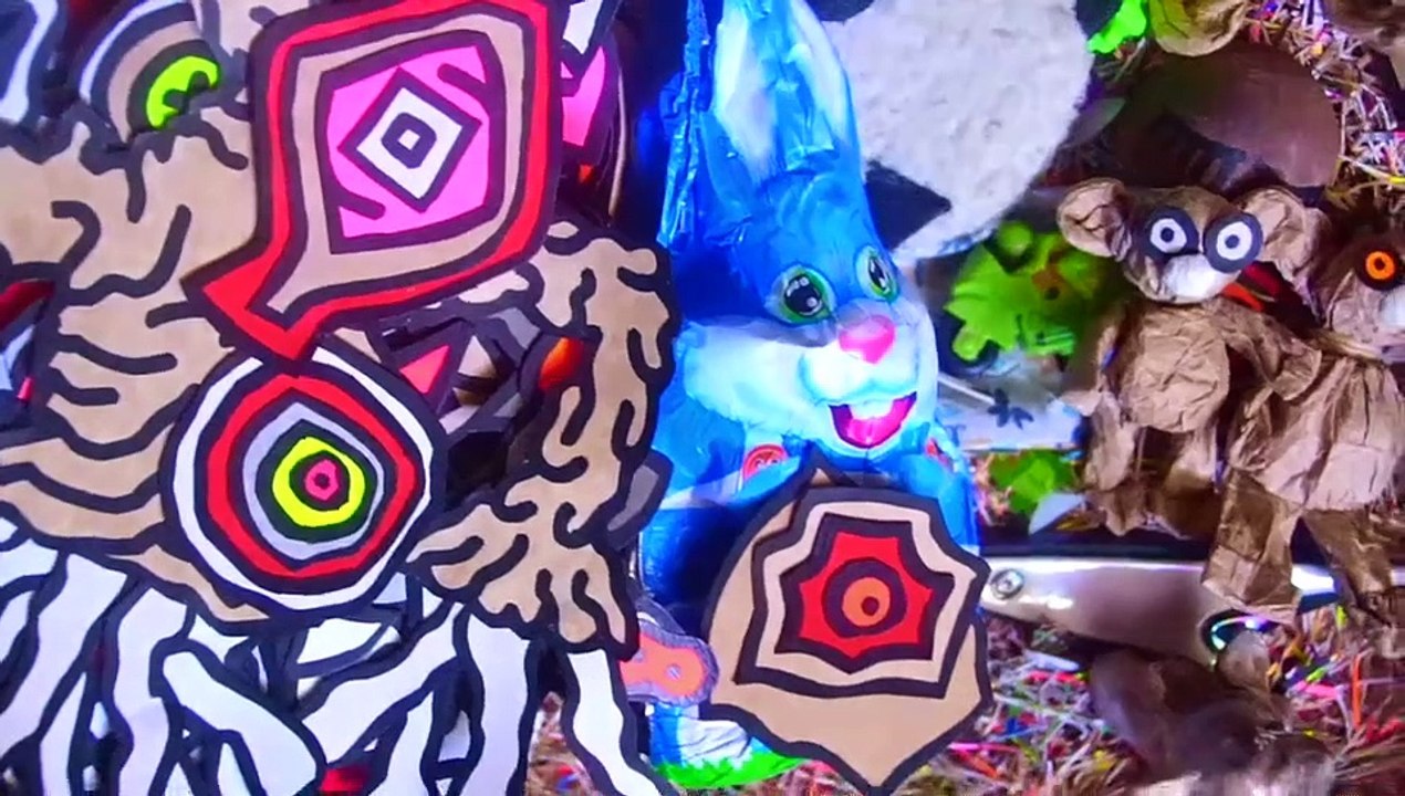 " COMPOSITION AU LAPIN BLEU " JAK ARNOULD ©ADAGP