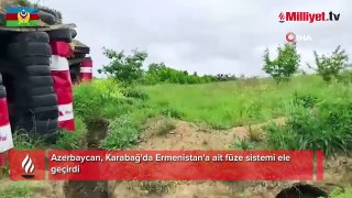Azerbaycan Savunma Bakanlığı açıkladı! Ermenistan'a ait füze sistemi ele geçirdi
