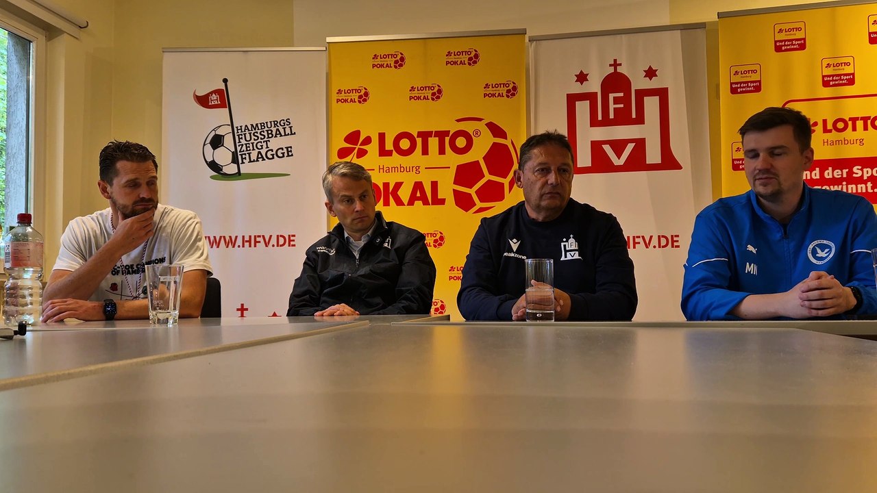 Die Pressekonferenz nach dem Pokalfinale!