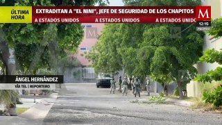 Extraditan a 'El Nini', jefe de seguridad de 'Los Chapitos', a Estados Unidos
