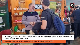 Alrededor de 70 expositores promocionaron sus productos en la Expo Té Argentina 2024