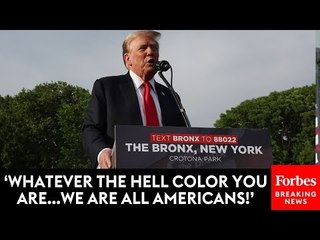 FULL RALLY: Former President Trump Holds Campaign Event In The Bronx, New York