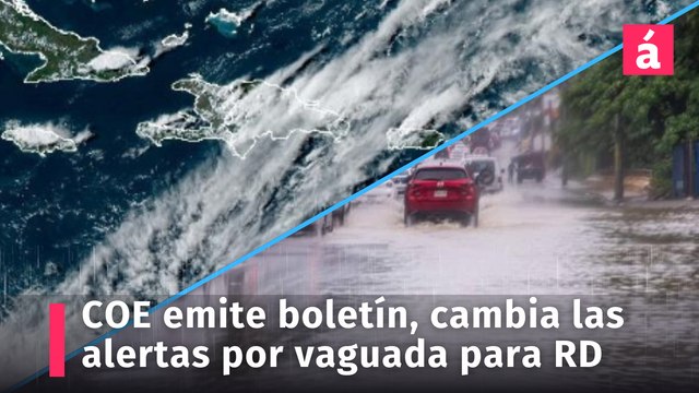 Boletín del COE con las alertas meteorológicas de hoy sábado 25 de mayo