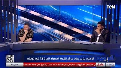 رضا عبد العال: الأهلي والترجي مجوش فنياً ولولا خروج صنداونز كان النهائي هيبقي صعب على الأهلي 