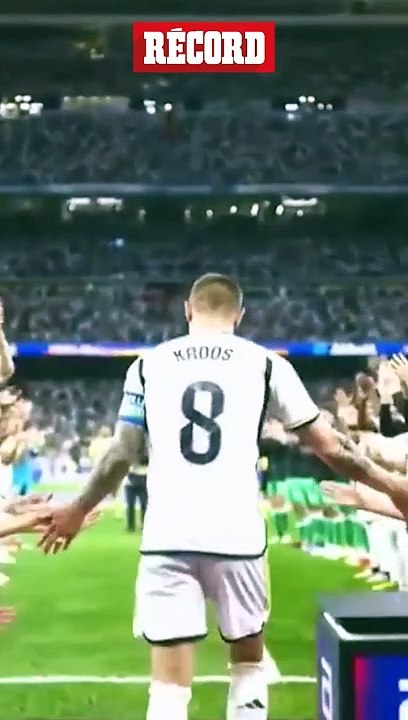 REAL MADRID LE DICE ADIÓS A TONI KROOS CON EMOTIVA DESPEDIDA EN EL SANTIAGO BERNABÉU
