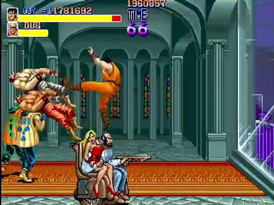 Final Fight last bos + funny ending scene