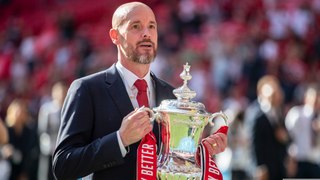 Ten Hag snaps at reporter after FA Cup win