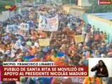 Aragüeños se movilizan masivamente en respaldo al Presidente Nicolás Maduro