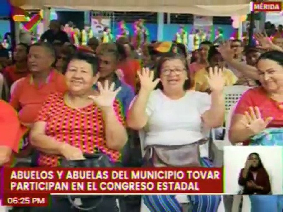Mérida | Abuelos y Abuelas de la Patria participan en el congreso estadal del mcpio. Tovar