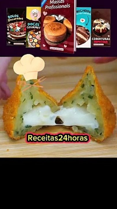 Como Fazer Coxinha de Massa de Batata com Recheio de Queijo | Receita Completa