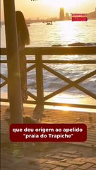 Pôr do sol de tirar o fôlego é atração o ano inteiro na praia de Armação