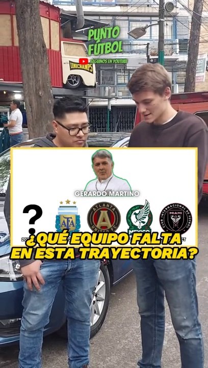 ¿Que equipo falta en esta trayectoria?