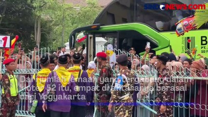 Suasana Haru Iringi Keberangkatan Calon Jemaah Haji di Kabupaten Gunungkidul