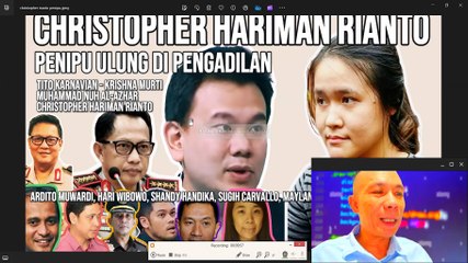 CHRISTOPHER HARIMAN RIANTO PENIPU PEREKAYASA PENGURUS AFDI (ASOSIASI FORENSIK DIGITAL INDONESIA)