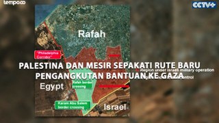 Palestina dan Mesir Sepakati Rute Baru Pengangkutan Pasokan Bantuan ke Gaza